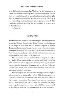 Bible Translations For Everyone | Tim Wildsmith