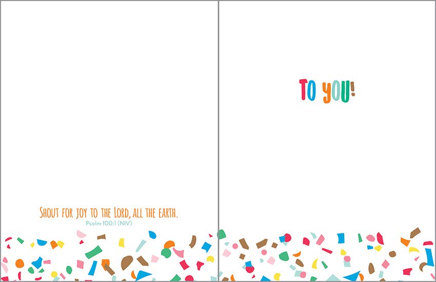 Congratulations Card | Confetti