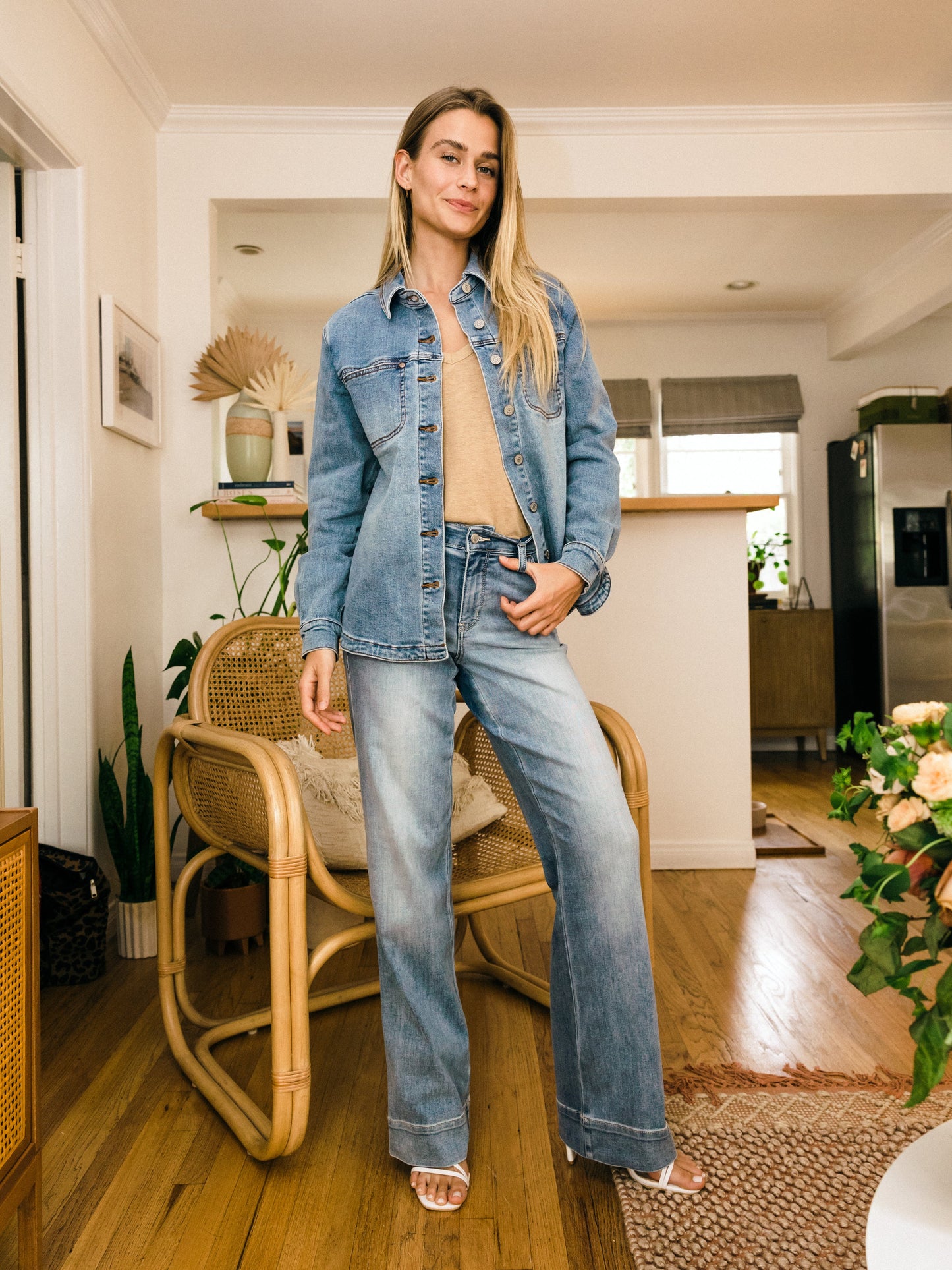Mid-Rise | Flare | Wide Hem Jeans