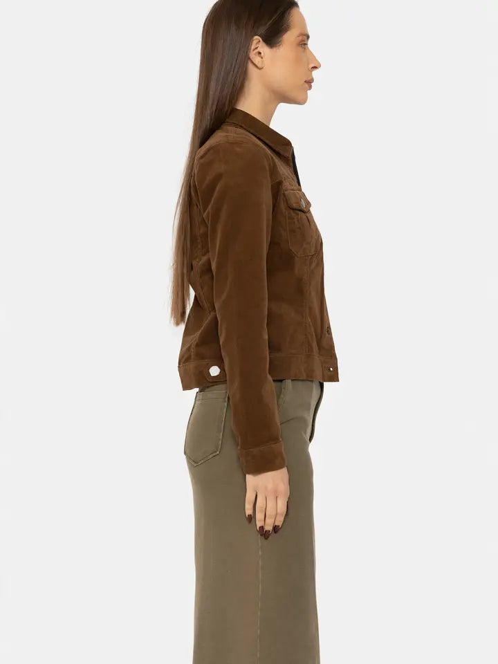 Slim Fit Corduroy Jacket