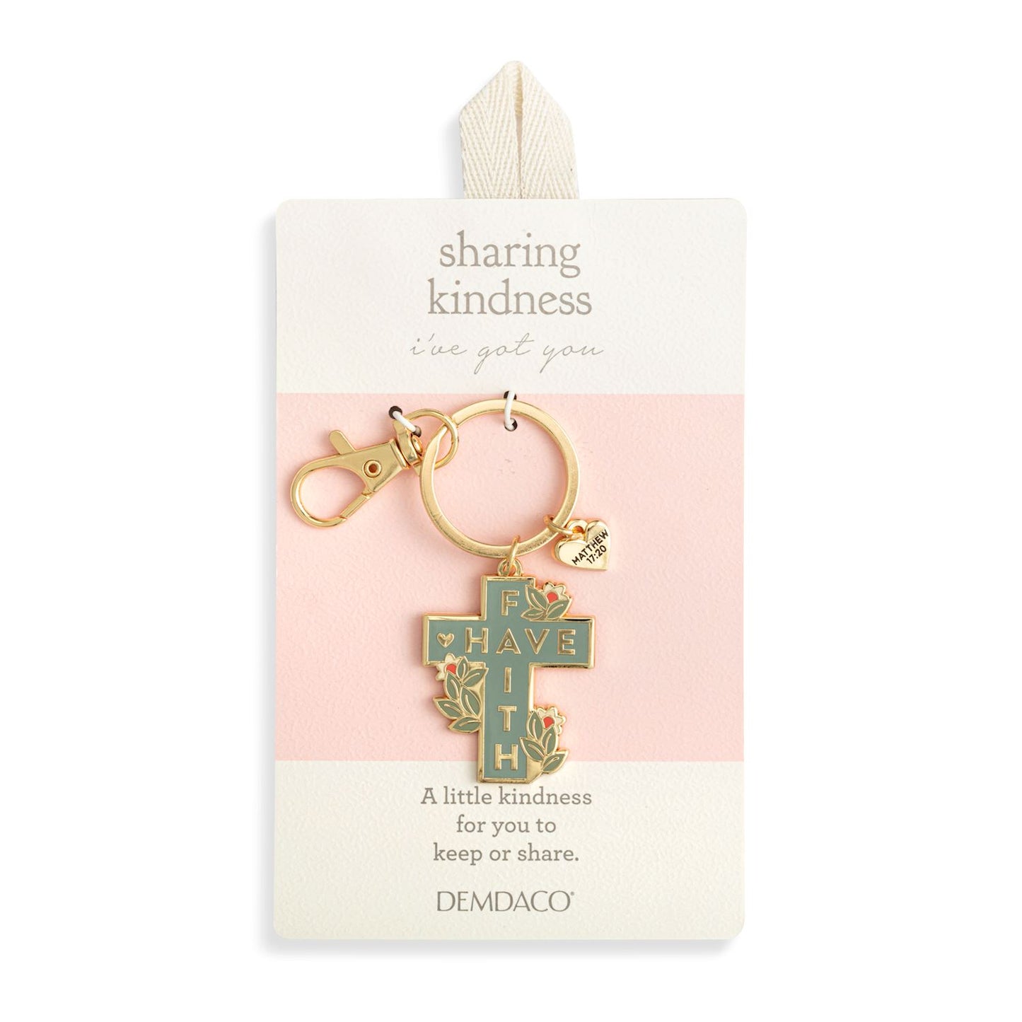 Sharing Kindness Keychain | Cross