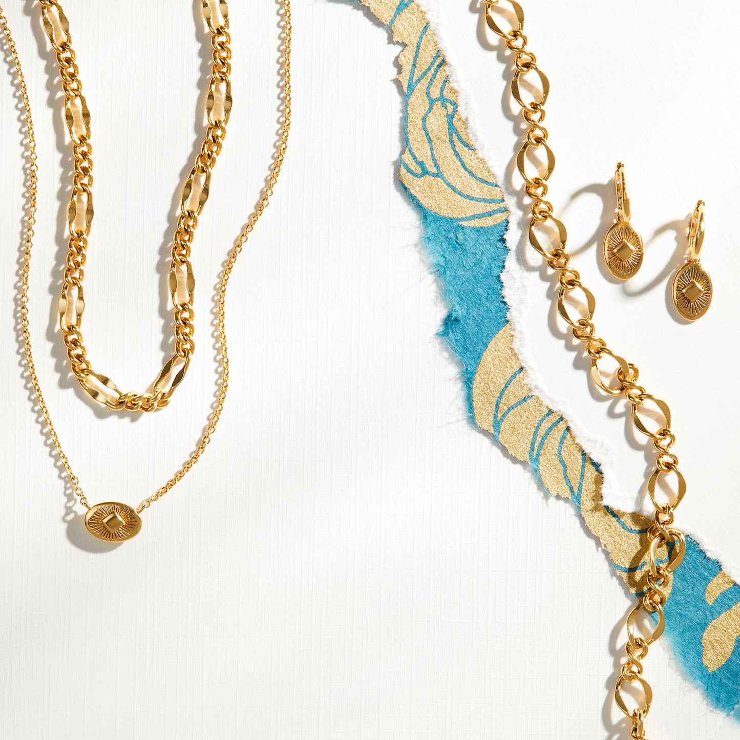 Gold Sunburst Necklace