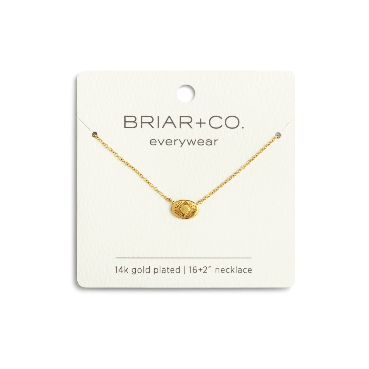 Gold Sunburst Necklace