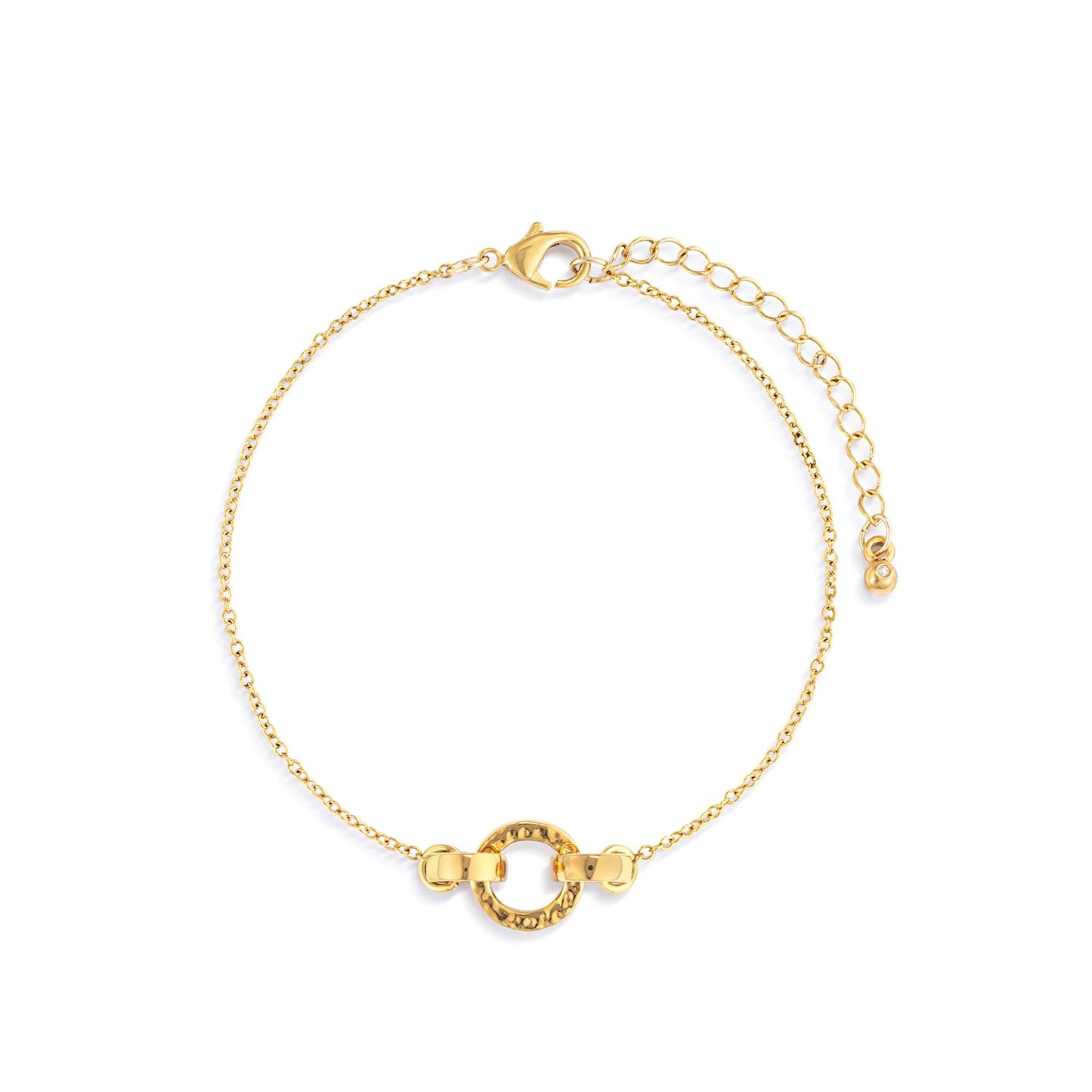 Gold Interlocking Bracelet