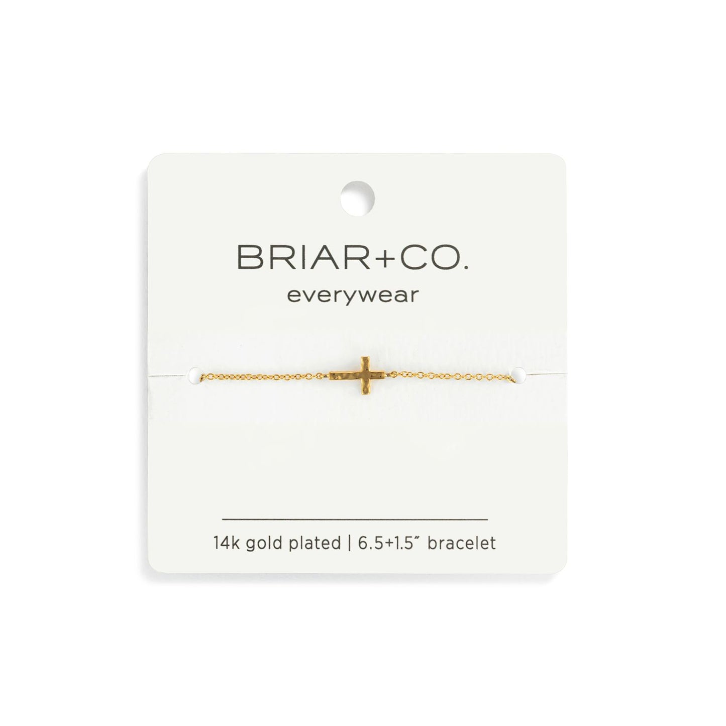 Gold Cross Charm Bracelet