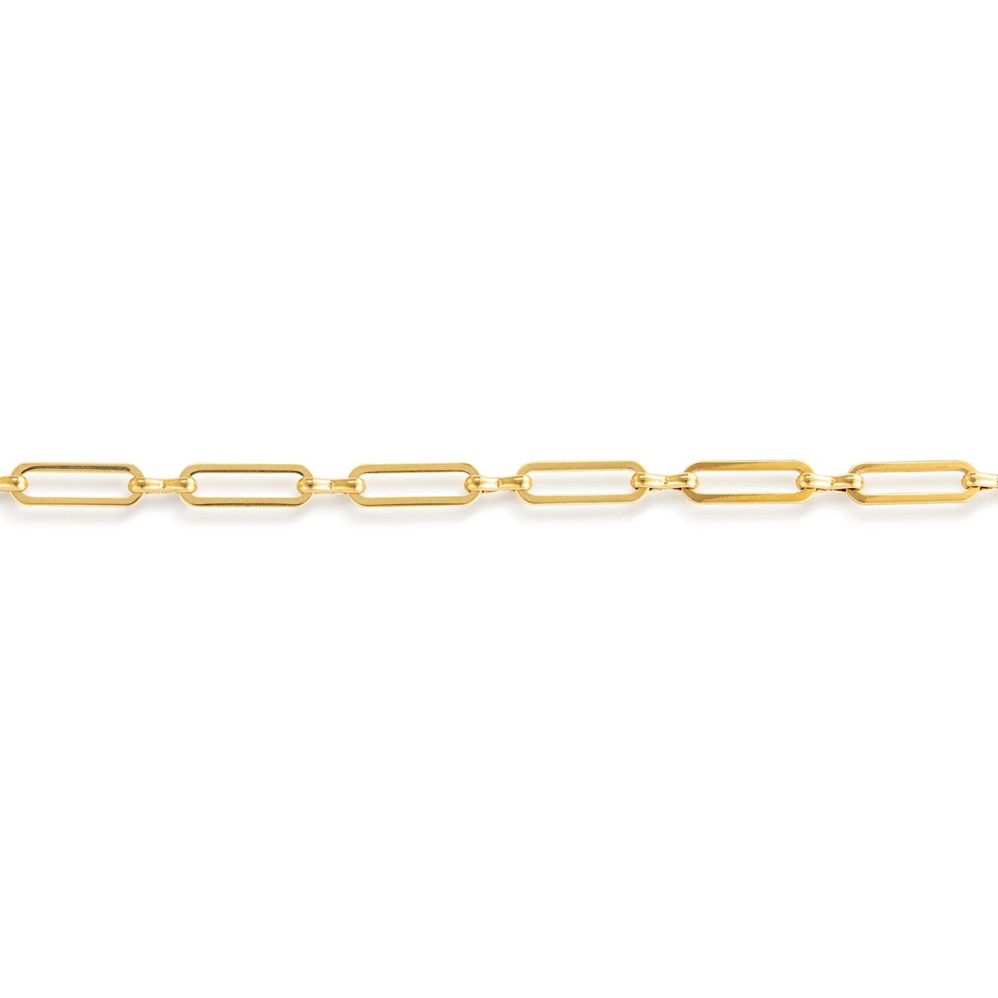 Gold Paperclip Bracelet