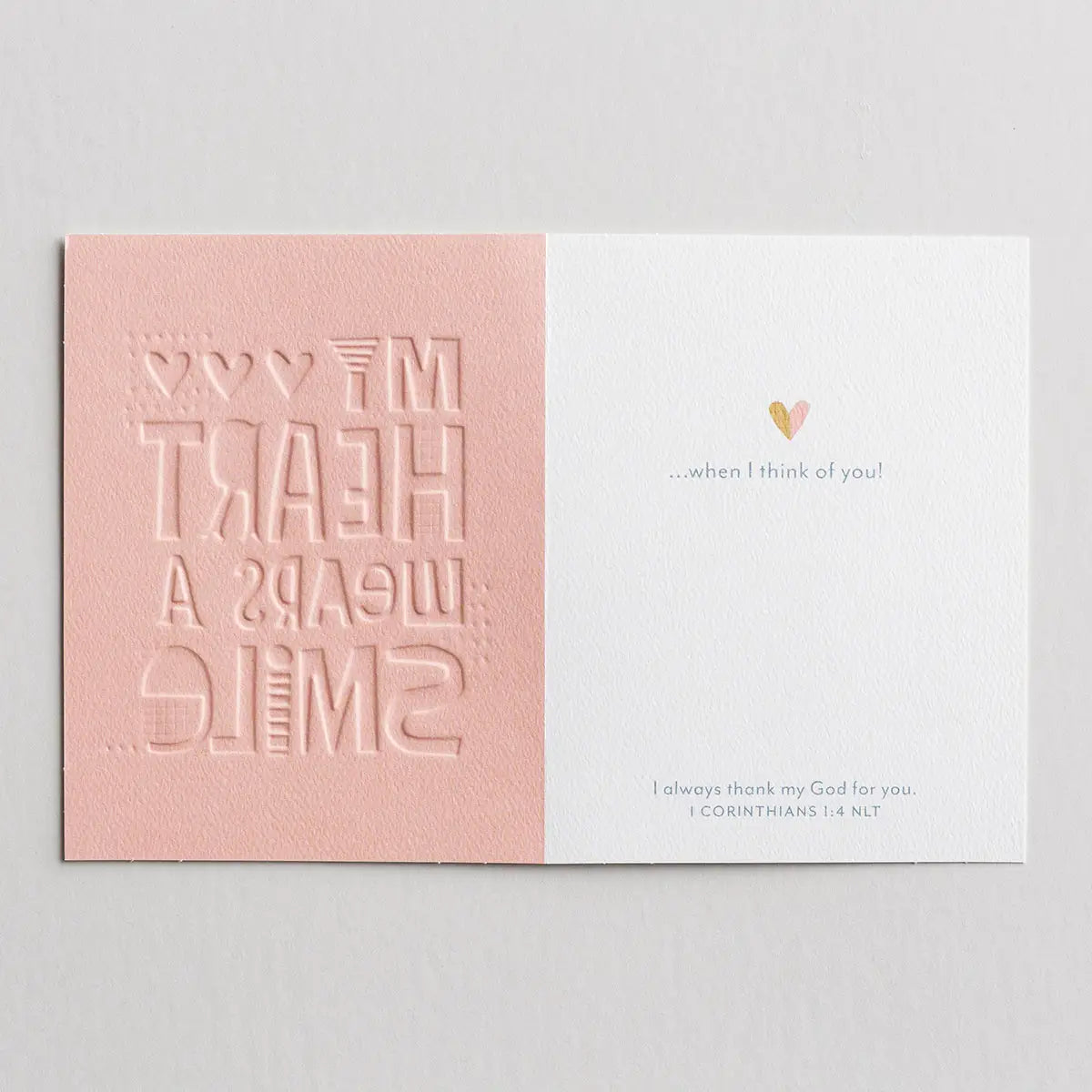 Encouragement Card | My Heart Wears A Smile