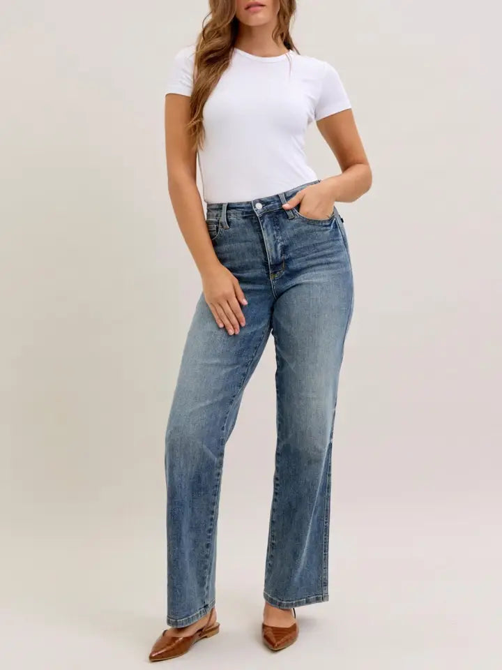 High Waist | Straight | Tummy Control Jeans