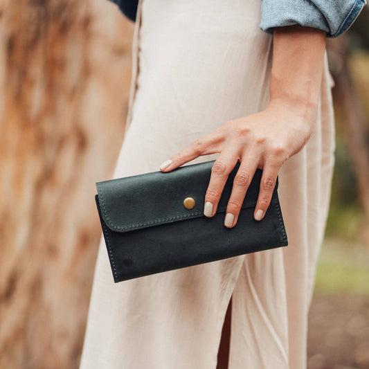Leather Wallet | Emerald