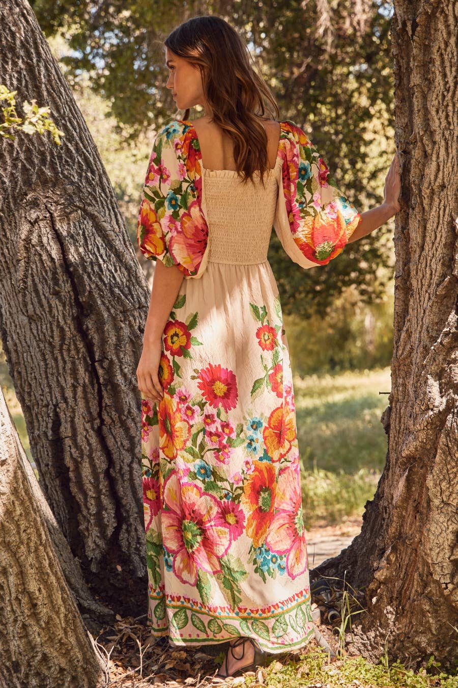 Floral Printed Maxi Dress