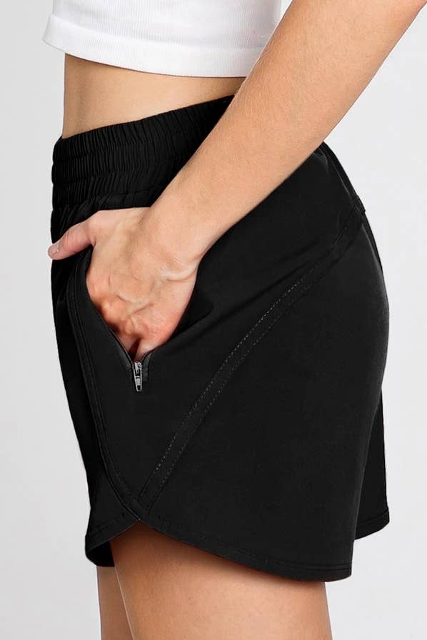 Zipper Pocket Shorts