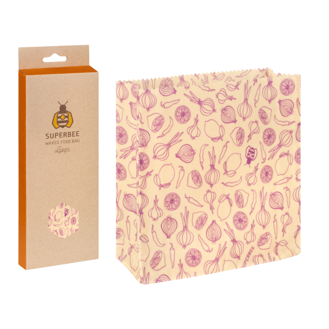 Reusable Beeswax Bread Bag | Large