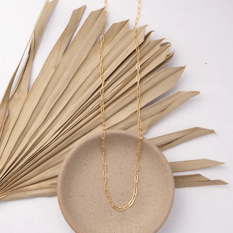 Gold Plated Glossy Chain
