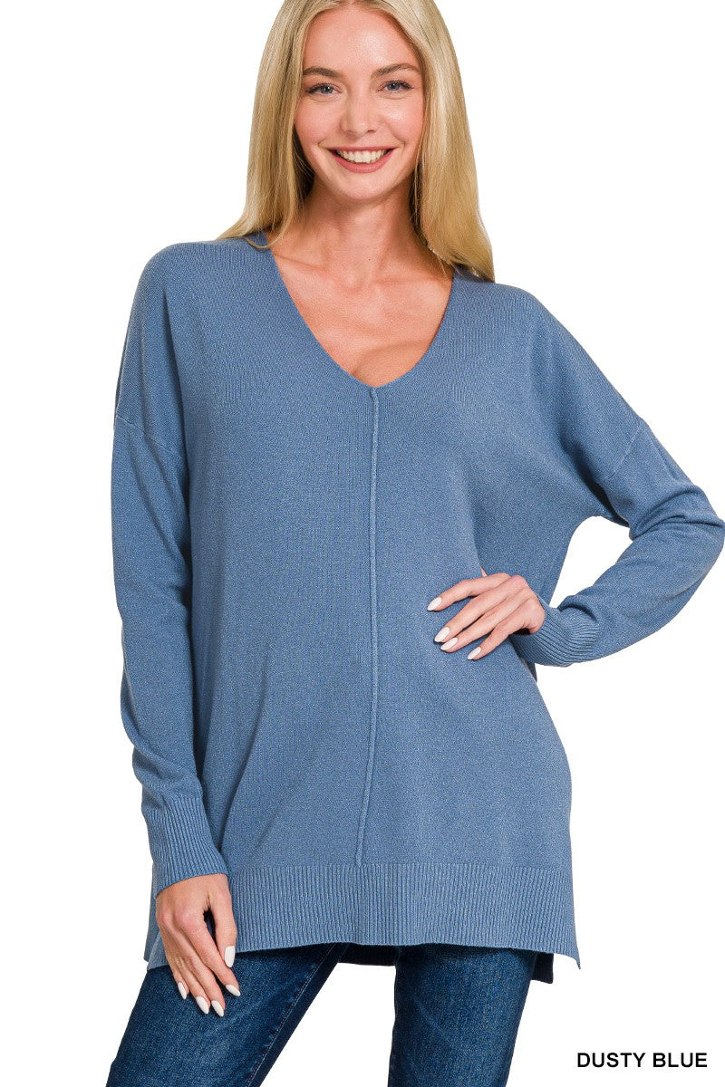 Marie Sweater | Dusty Blue
