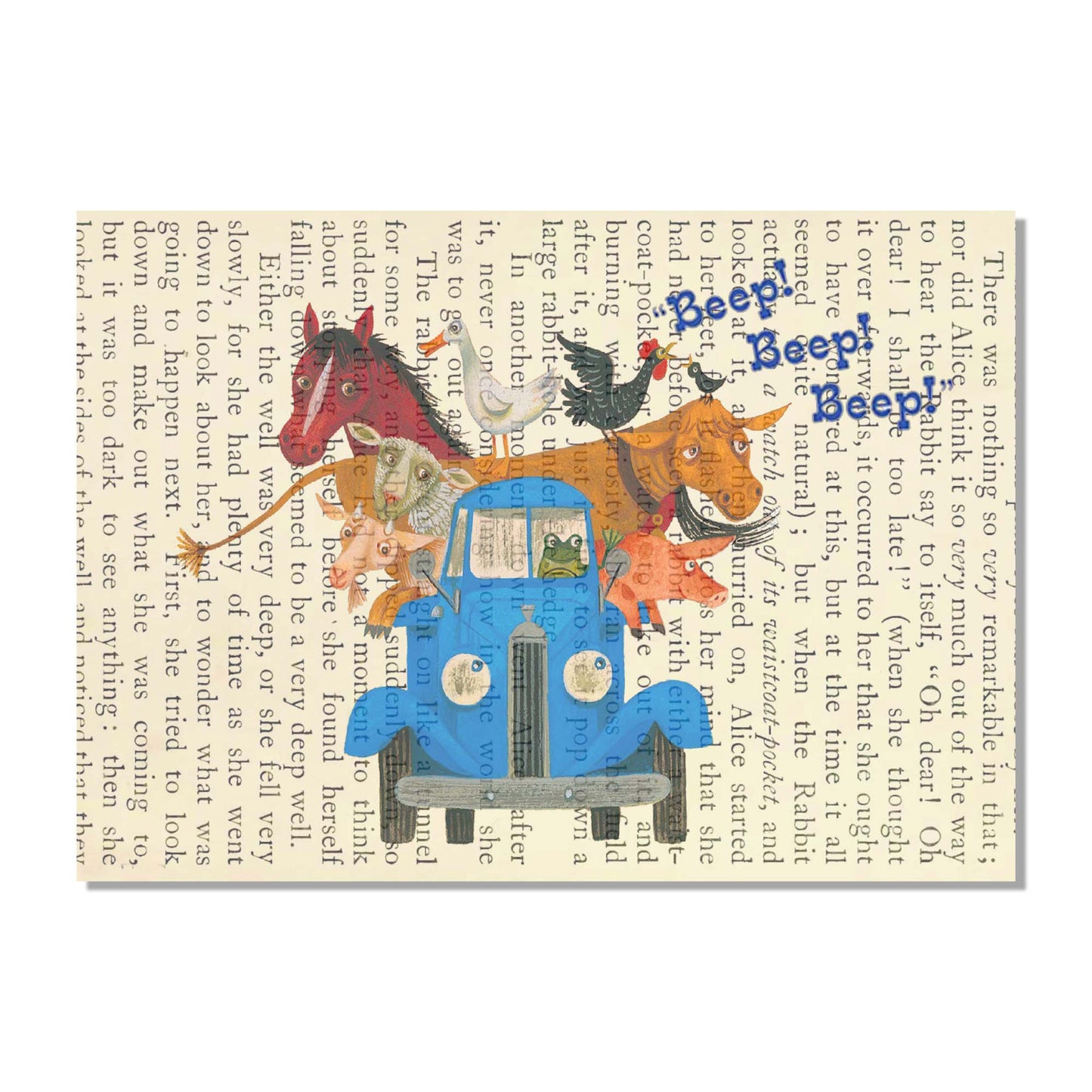 Little Blue Truck Print