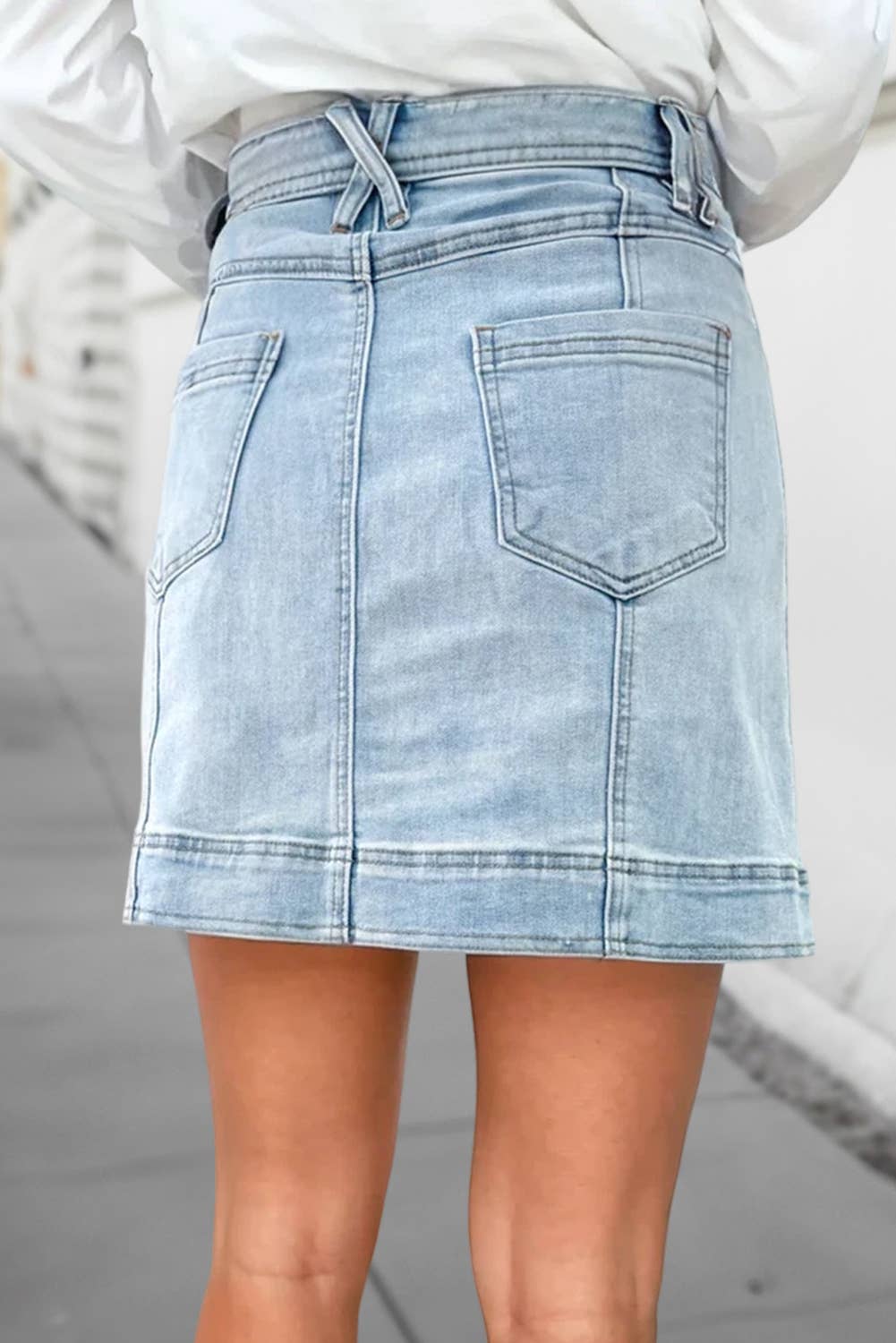Denim Mini Skirt