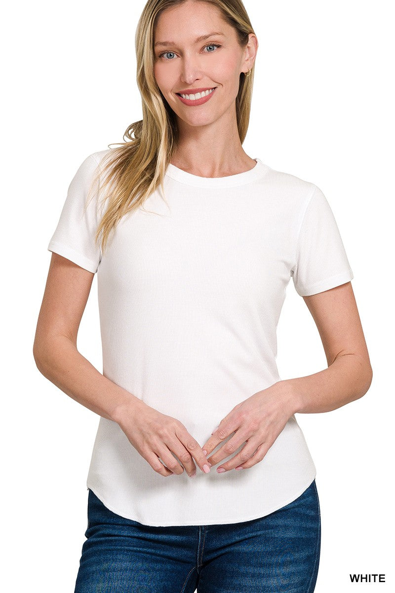 Ribbed Tee