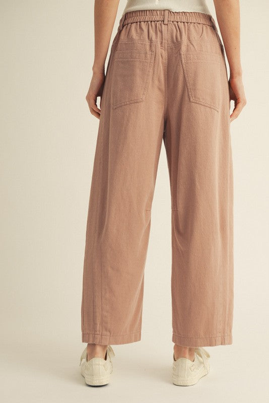 Wide Leg Pants | Mauve