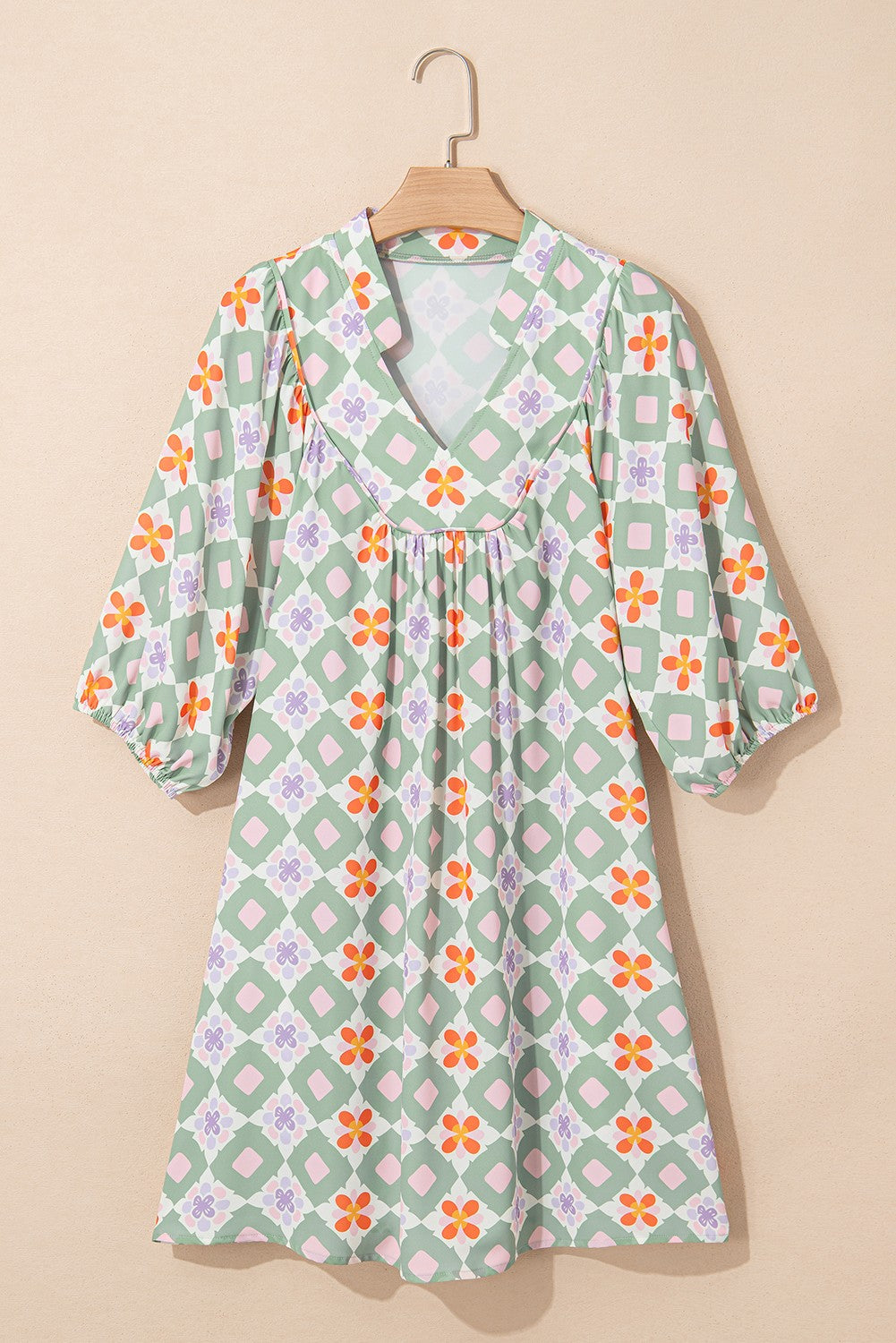 Floral Print Mini Dress