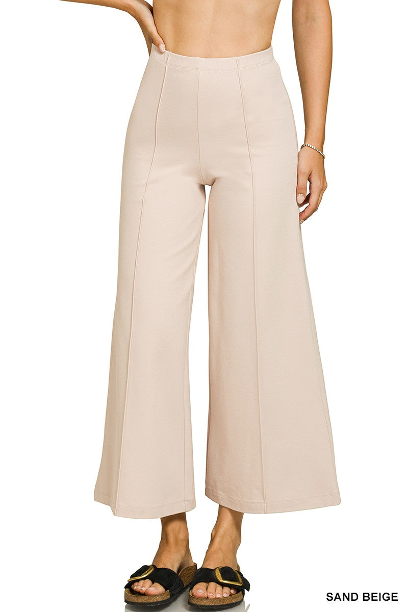 Ponte Pintuck Pants