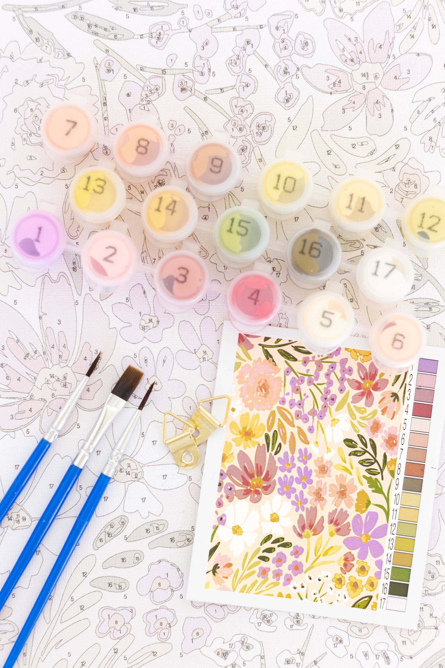 Paint By Number Kit | Primrose Petals