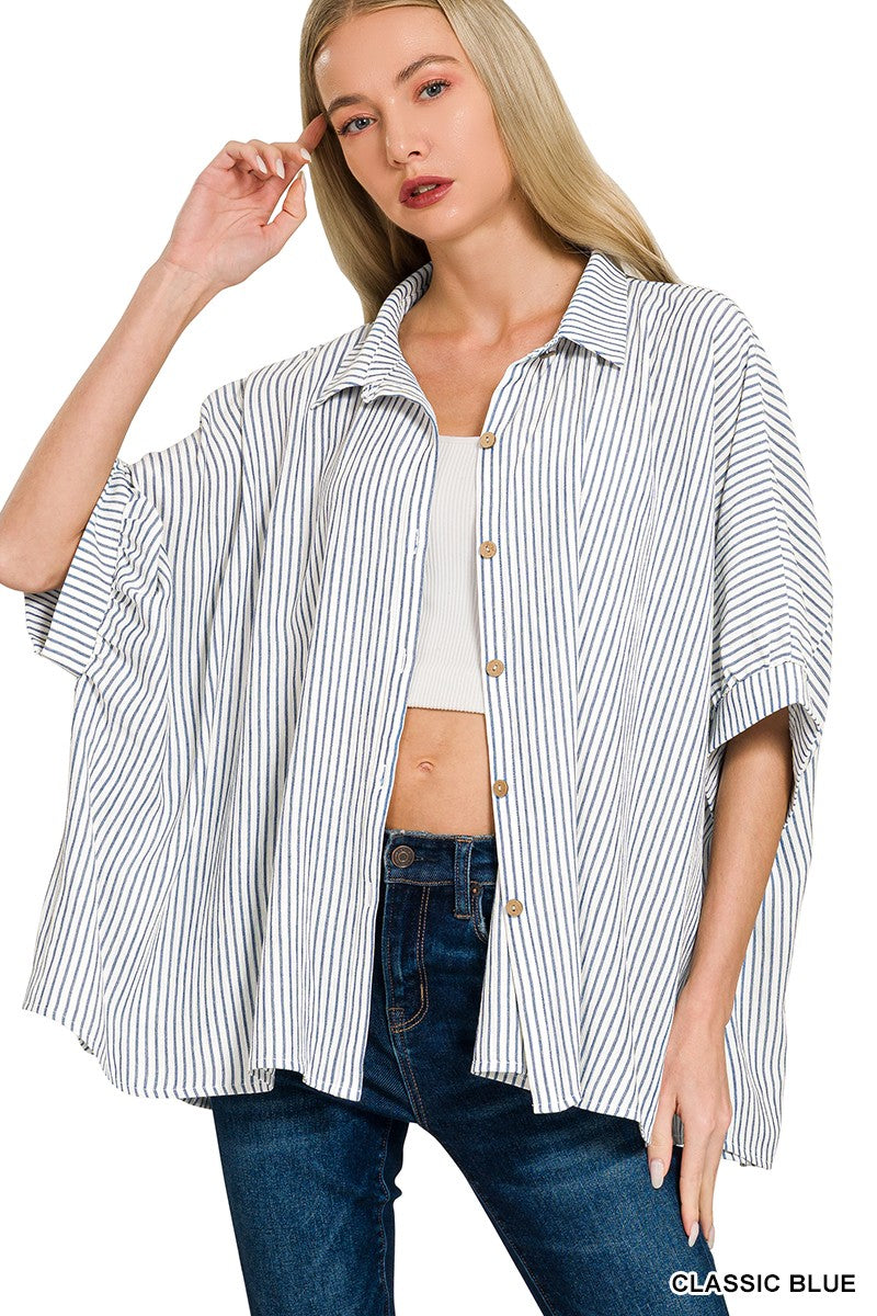Boxy Button Down