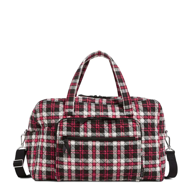 Weekender Travel Bag  |  Fireplace Plaid