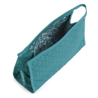 Green Trapeze Cosmetic Bag