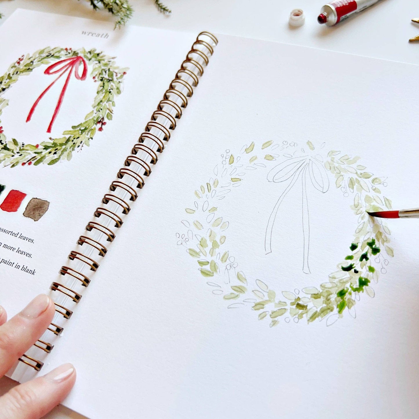 Watercolor Workbook | Christmas