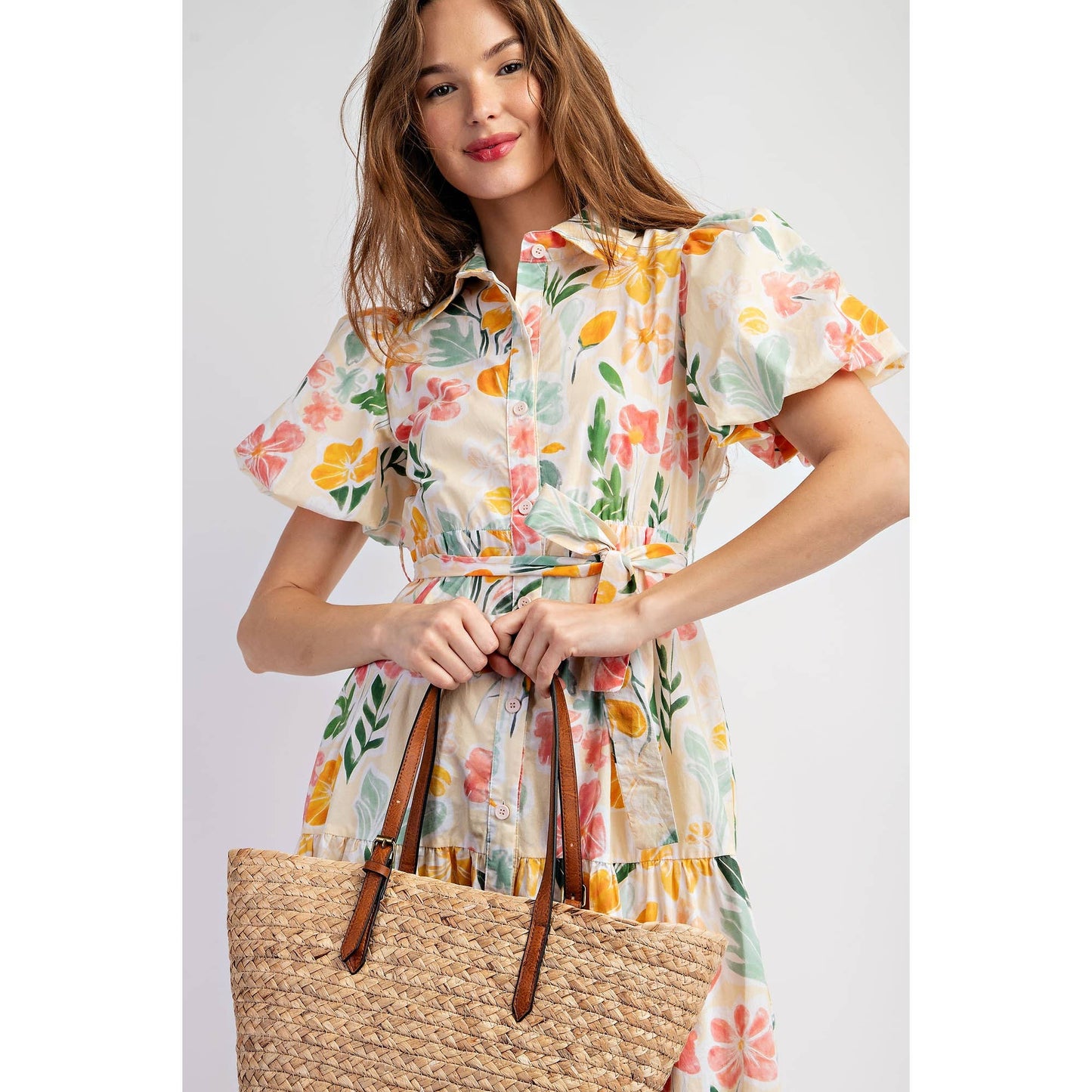 Floral Tiered Maxi Dress