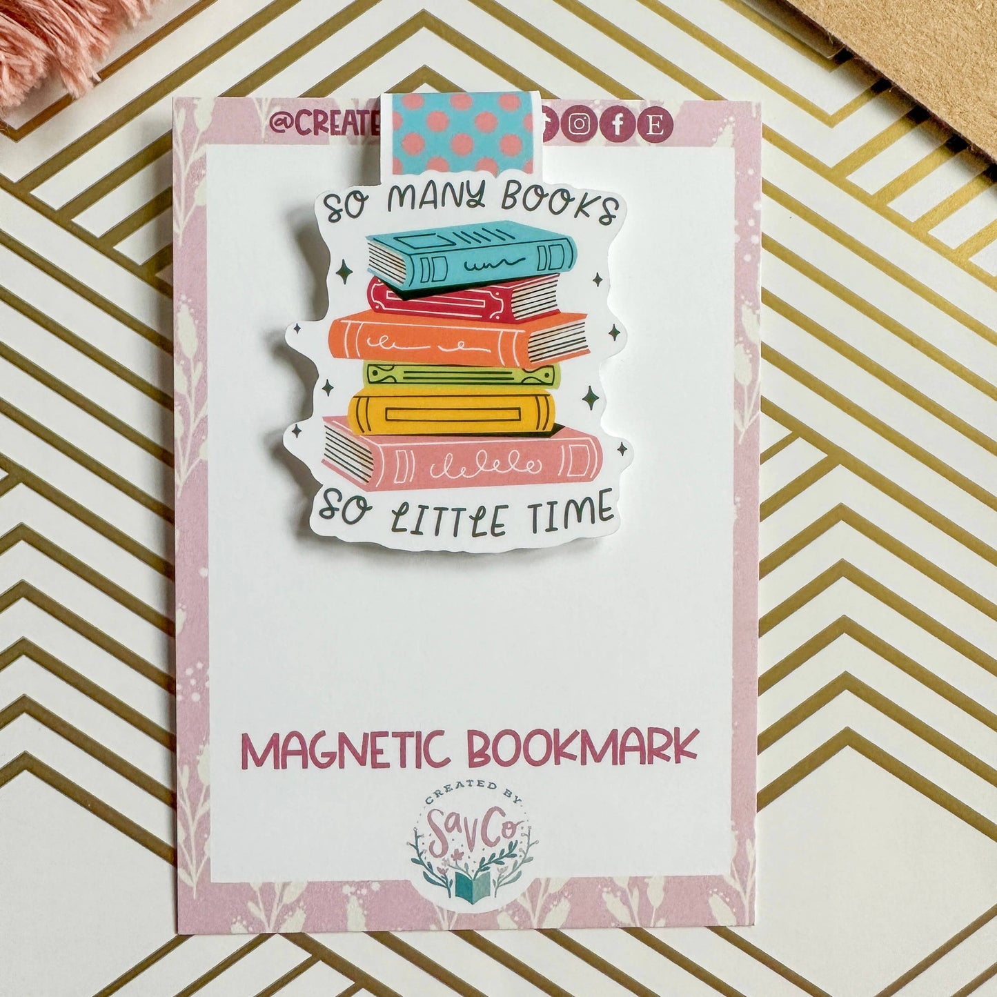 Magnetic Bookmark | So Many Book