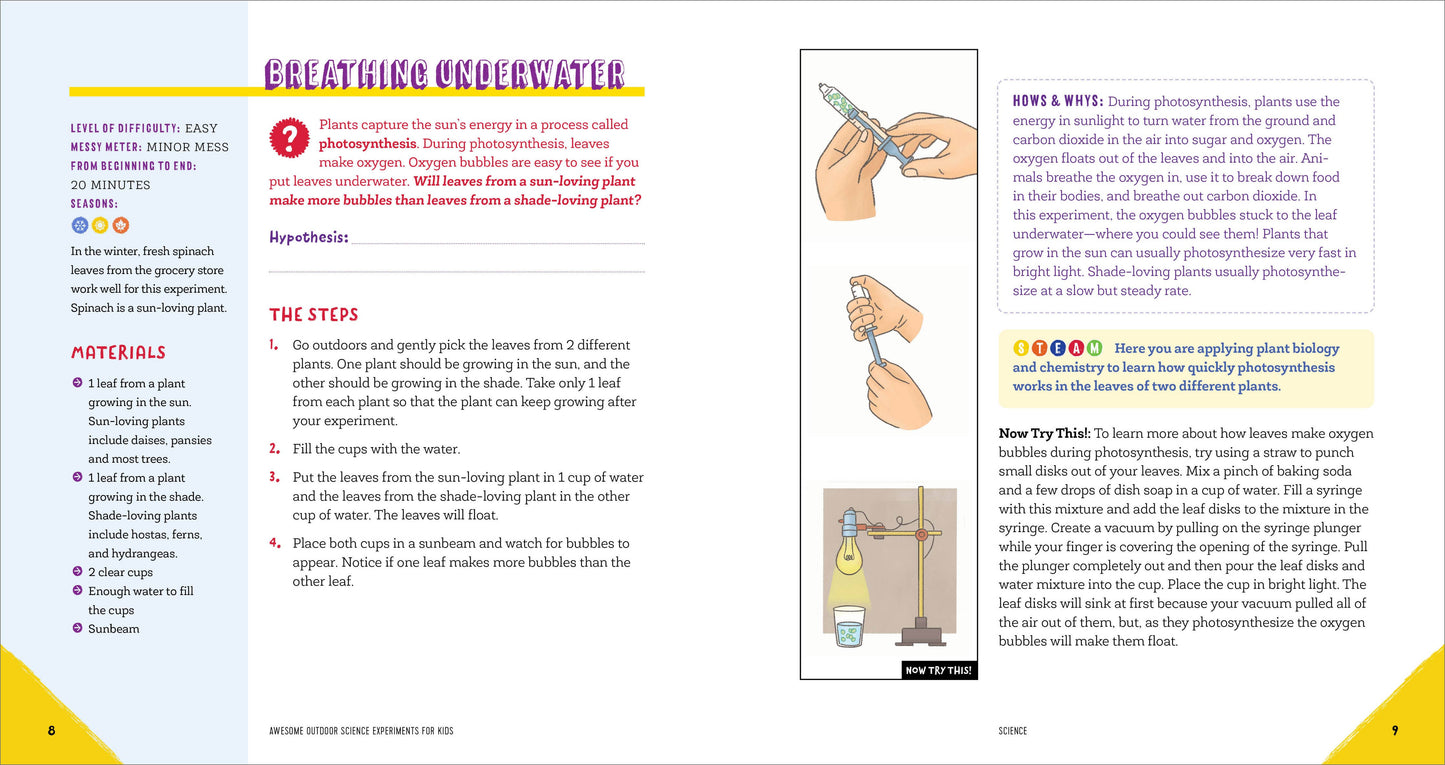 Awesome Outdoor Science Experiments for Kids