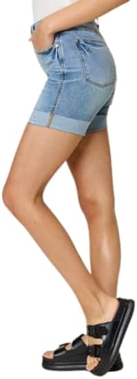 High Waist | Tummy Control Cool Denim Shorts