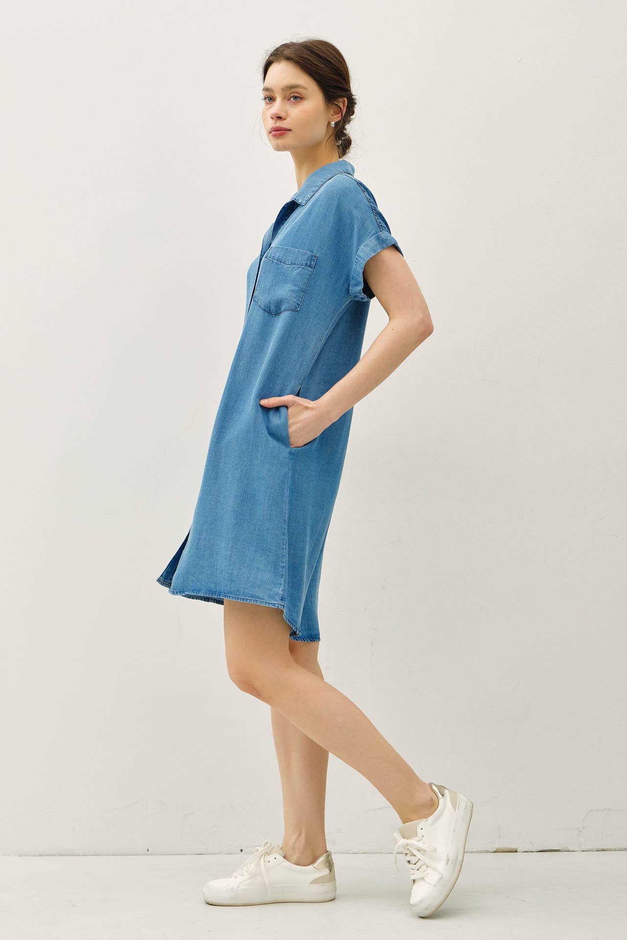 Denim Tencel Dress
