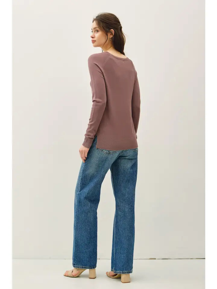 The Camille Sweater | Chocolate