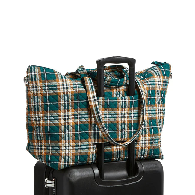 Overnight Travel Tote  |  Orchard Plaid