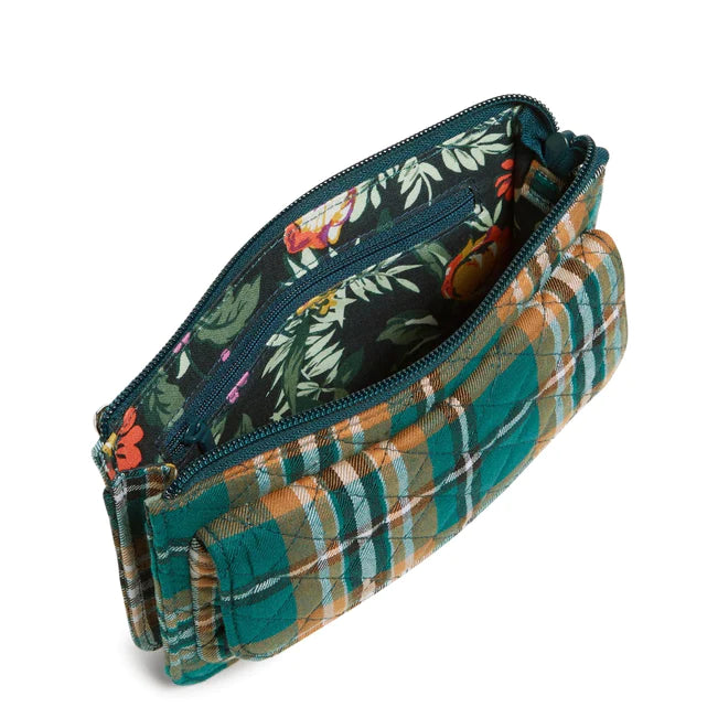 RFID Wallet Crossbody | Orchard Plaid
