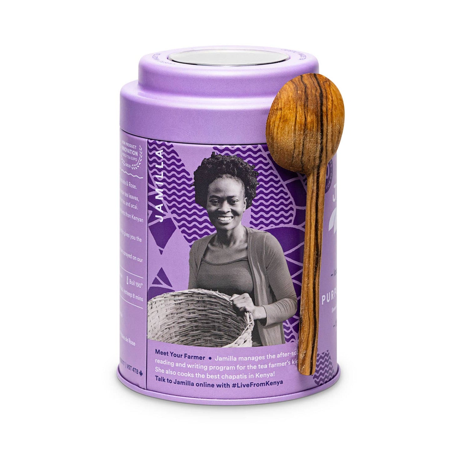 Tea Tin | Purple Chocolate