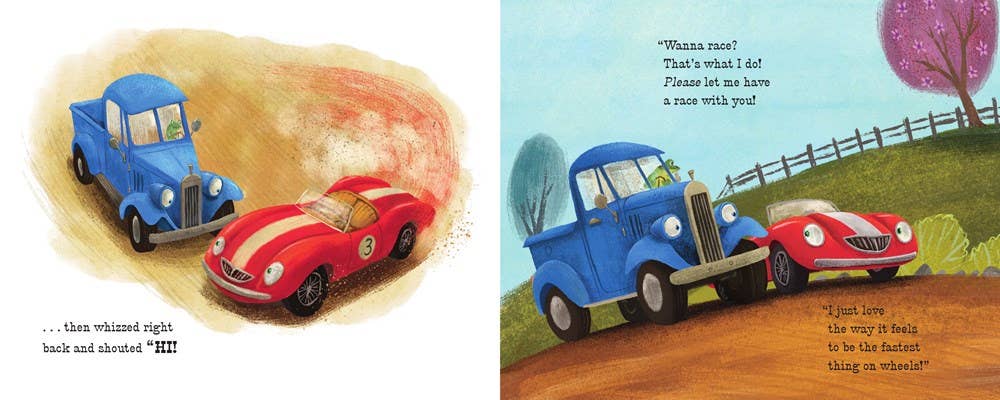 Little Blue Truck And Racer Red | Alice Schertle