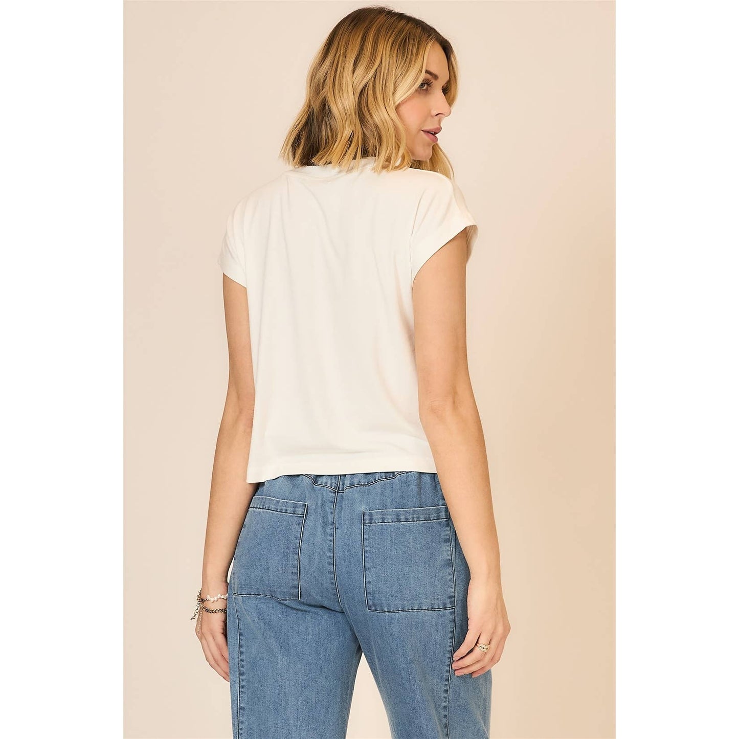Solstice Relaxed Cap Sleeve Top