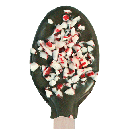 Peppermint Dark Chocolate Spoons