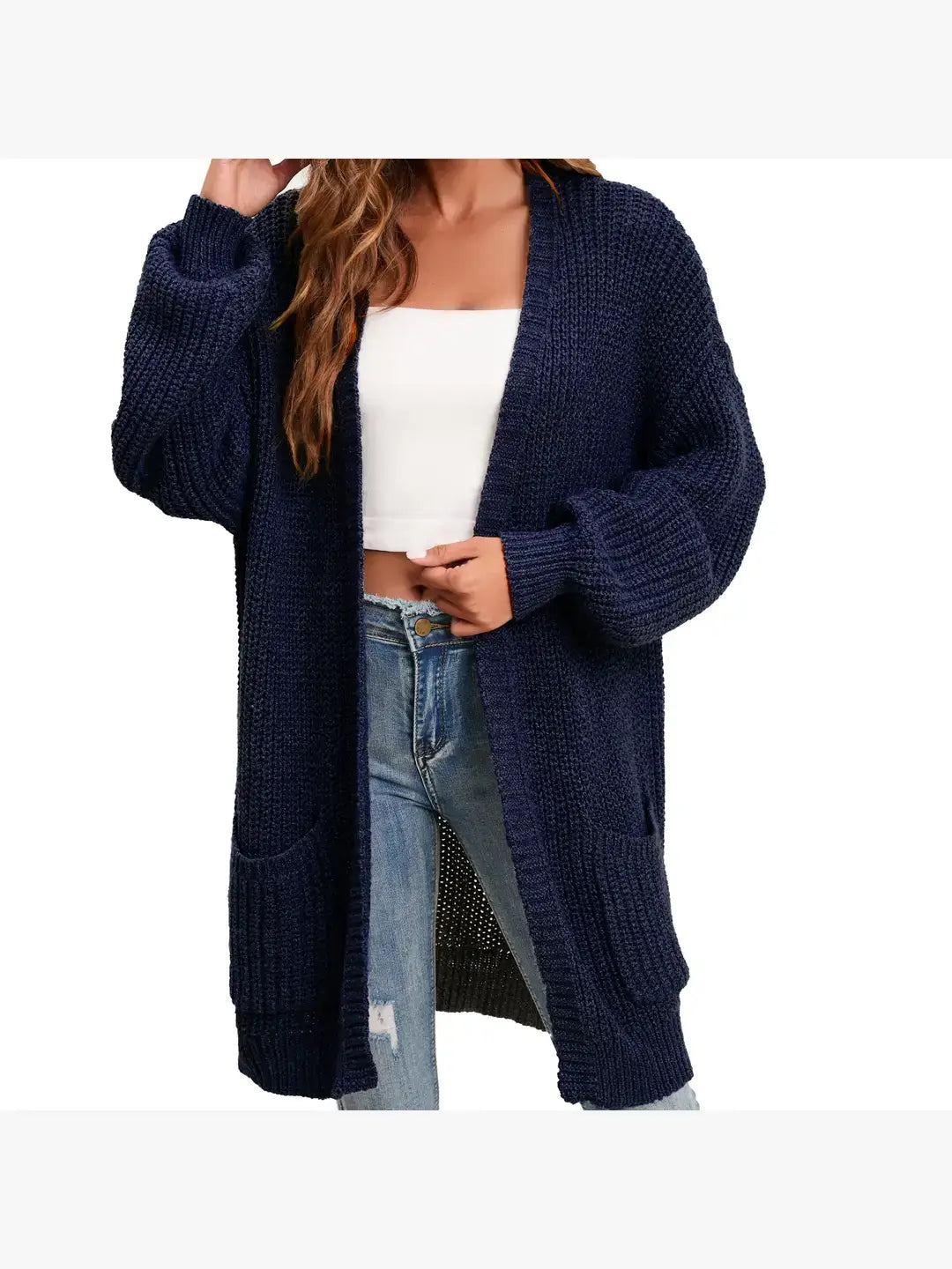 Oversized Cable Knit Cardigan