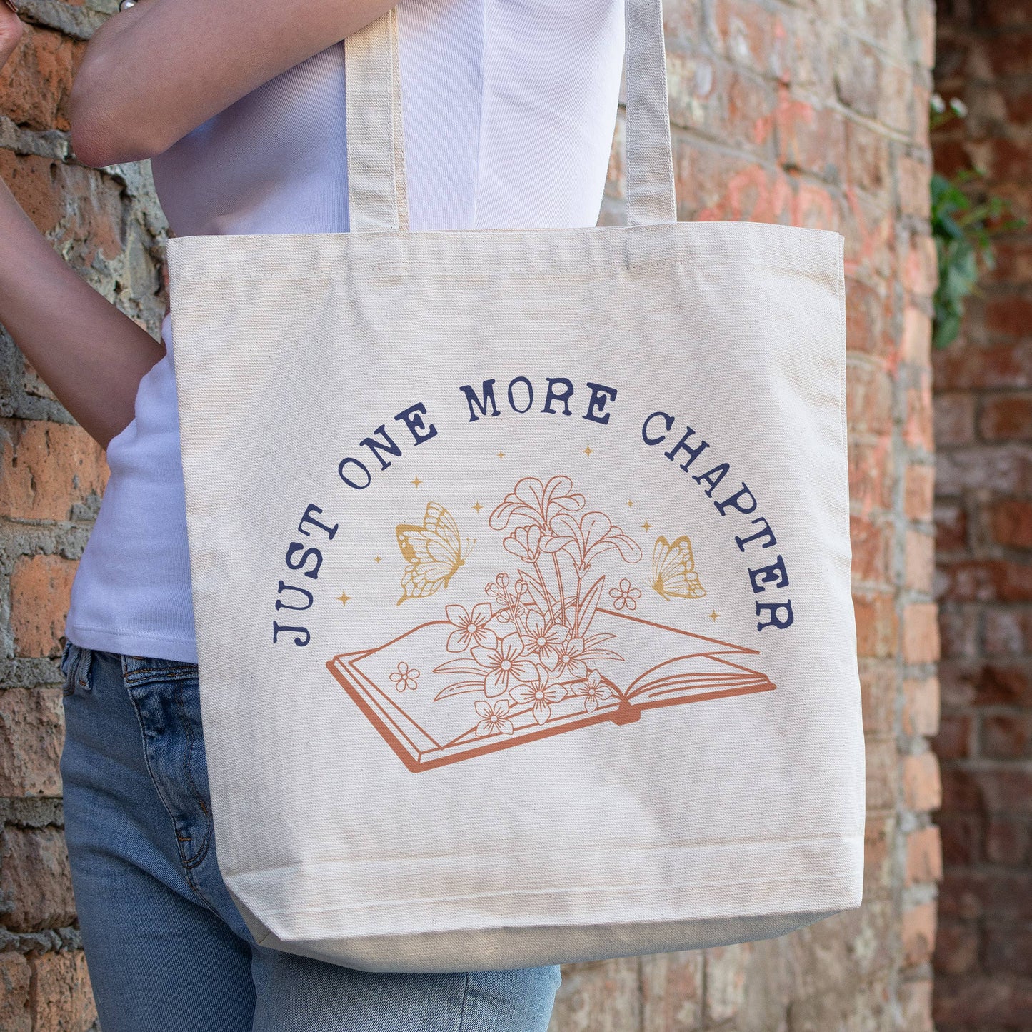 One More Chapter Tote Bag