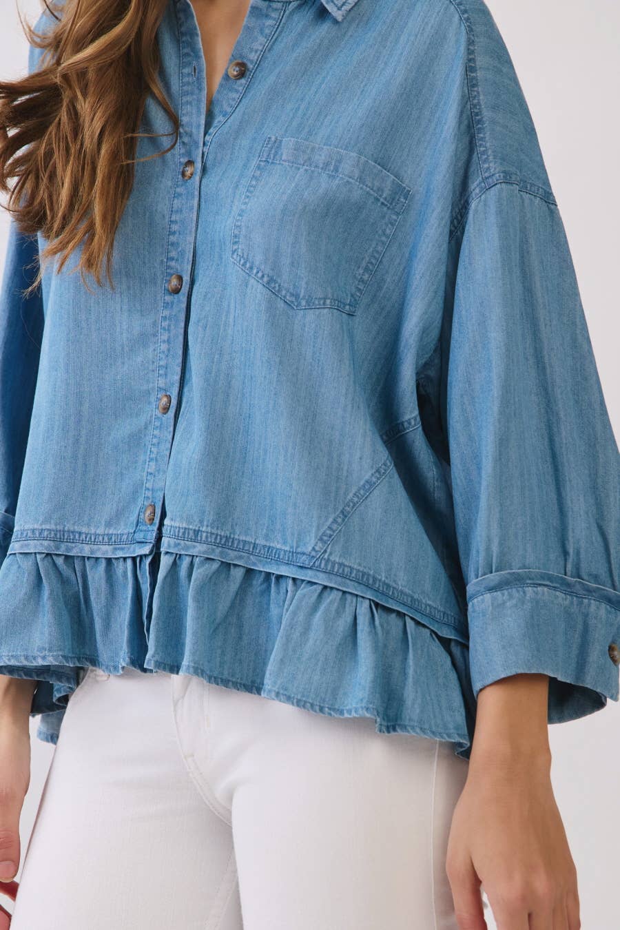 Chambray Button Down Shirt