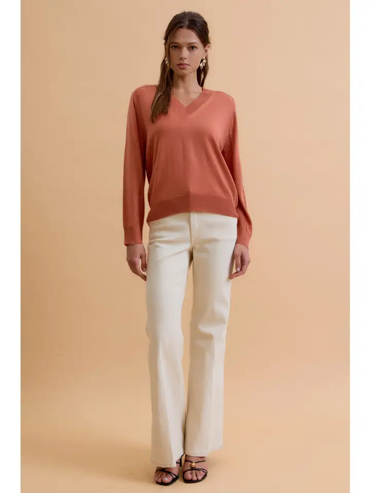 Misses | V-Neck Sweater