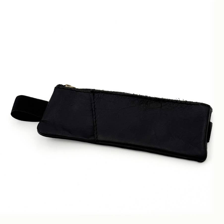 Leather Book Cover Pouch