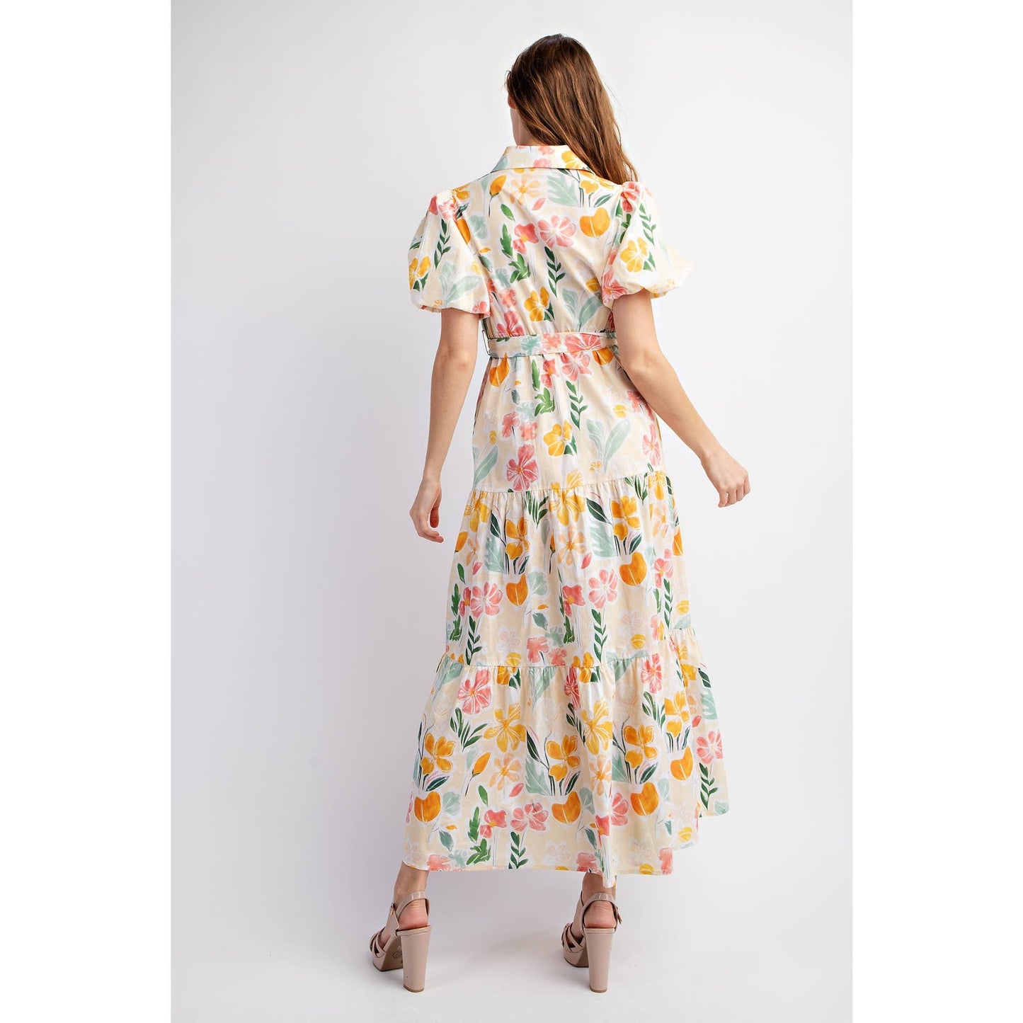 Floral Tiered Maxi Dress