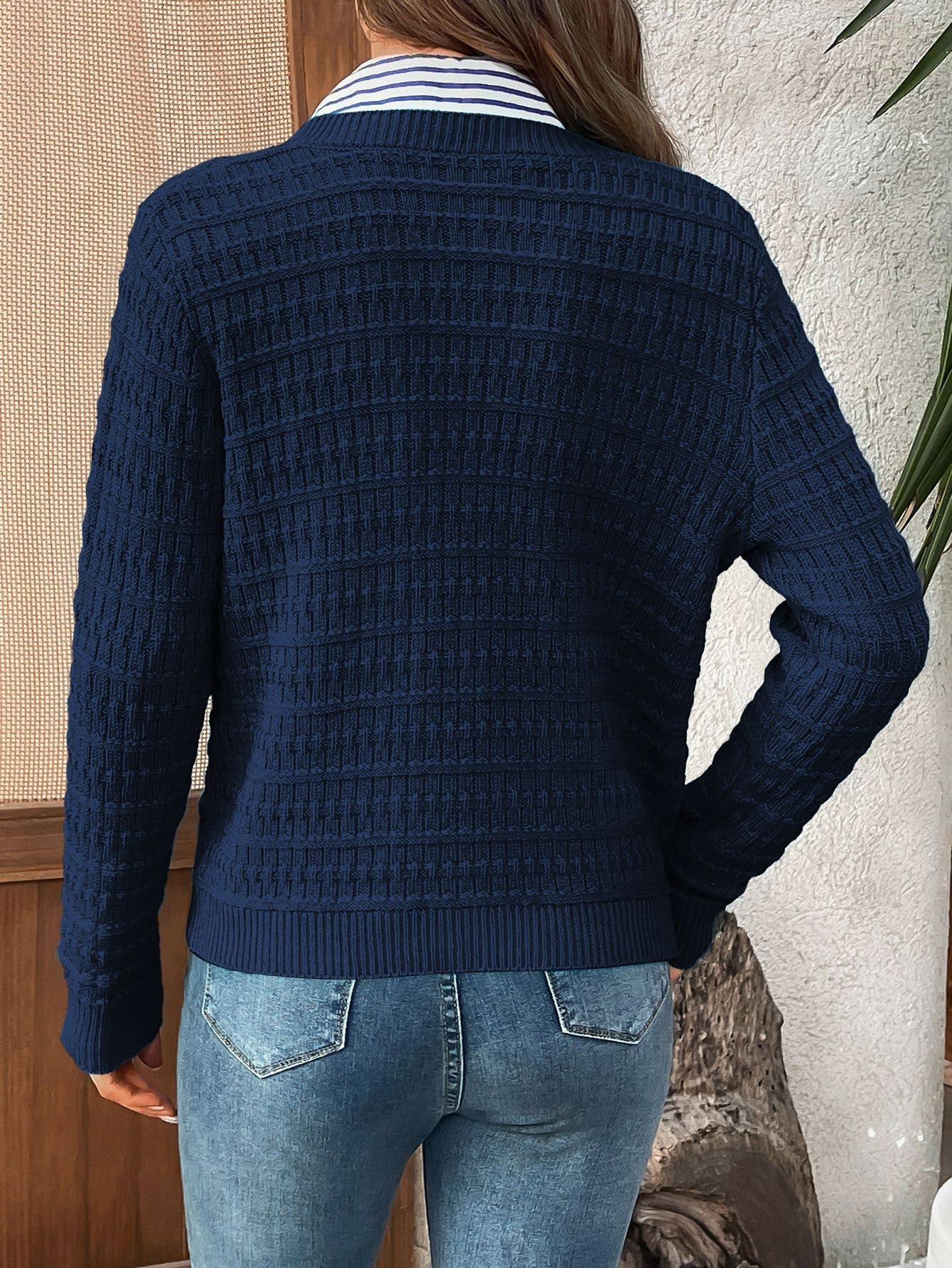 Button-Down Knit Cardigan