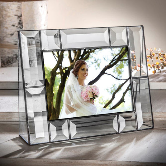 Beveled Glass Picture Frame | 5x7 Horizontal