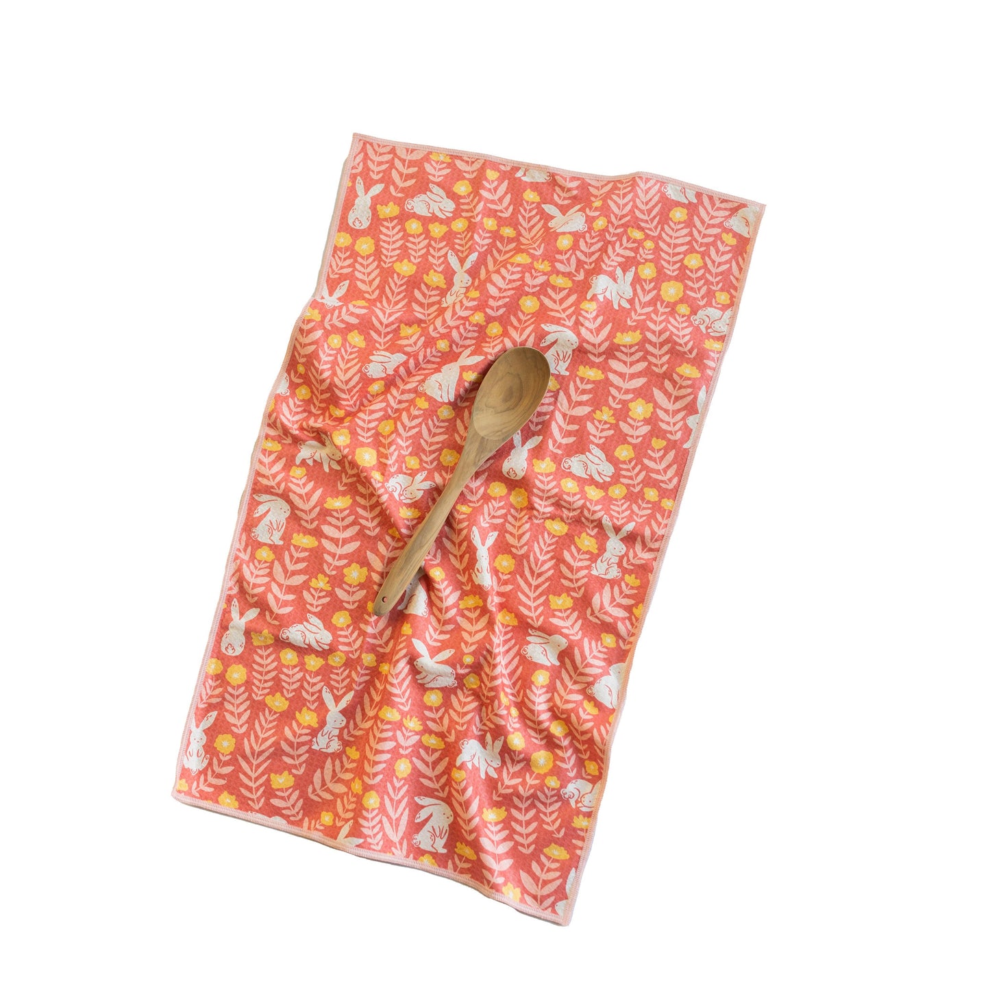 Anywhere Towel | Bunny Meadows Deep Coral